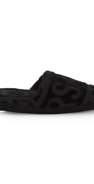 Versace Terry Jacquard Logo On Repeat Slippers